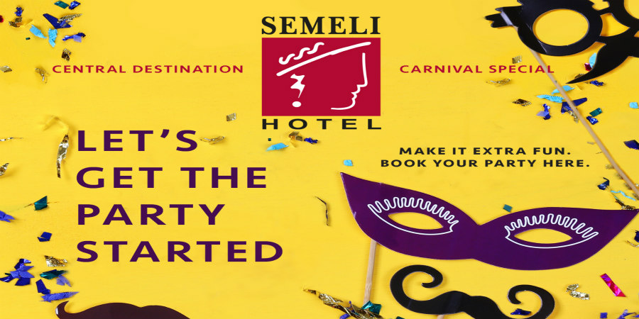 Διοργανώστε ένα μοναδικό αποκριάτικο πάρτι  στις αίθουσες εκδηλώσεων του SEMELI HOTEL